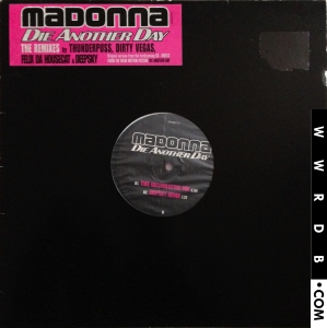 Madonna Die Another Day United Kingdom 12" single SAM 00721 product image photo cover