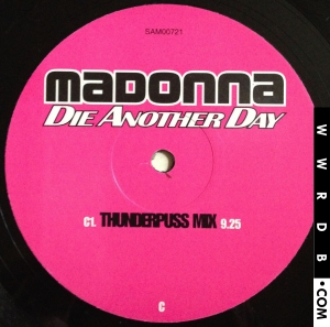 Madonna Die Another Day United Kingdom 12" single SAM 00721 product image photo cover number 3