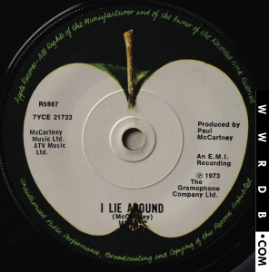 Wings Live And Let Die United Kingdom 7" single R 5987 product image photo cover number 1