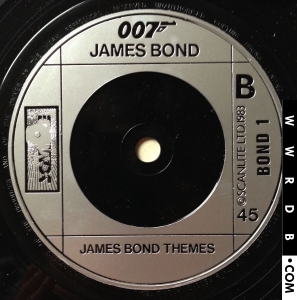 Various Artists A Message From Bond / James Bond Themes United Kingdom 7" single BOND 1 product image photo cover number 3