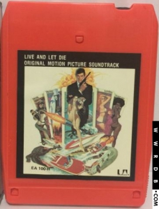 George Martin Live And Let Die American 8 Track Tape UA-EA100-H product image photo cover